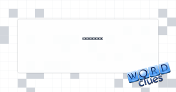 Amorphous mass Crossword Clue