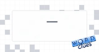 *Being pulled Crossword Clue