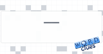 Big ol' teddy bear Crossword Clue