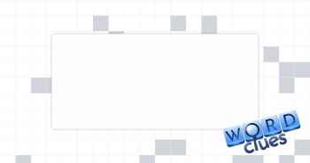 Blind part Crossword Clue