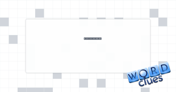 Blizzard bit Crossword Clue