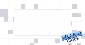 Canine kiss Crossword Clue