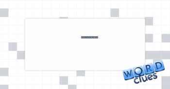 Clutter-free Crossword Clue