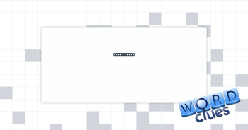 Elliptical Crossword Clue