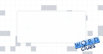 Facing Crossword Clue