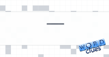Fancy knotted scarf Crossword Clue