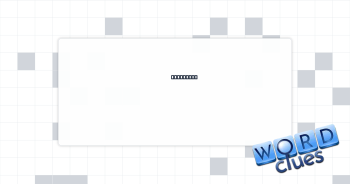 Filled in Crossword Clue