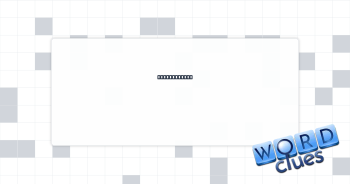 Frozen spike Crossword Clue