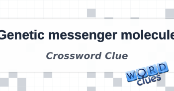 Genetic messenger molecule Crossword Clue