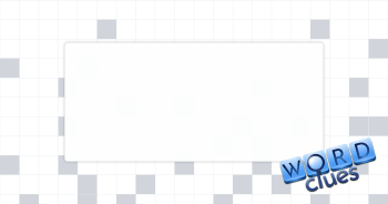 Harsh look Crossword Clue