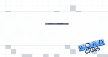 Horizontal line, of a sort Crossword Clue