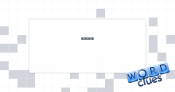 Housecoat Crossword Clue