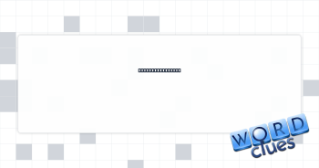 I have found it! Crossword Clue