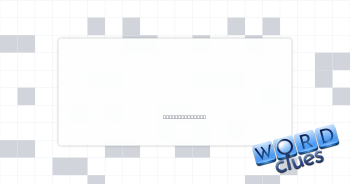 Inspired by Crossword Clue