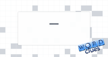 Kitten cry Crossword Clue
