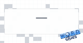 Less constrained Crossword Clue