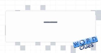 Mini golf target Crossword Clue