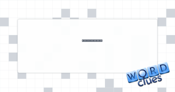 [Not my error] Crossword Clue