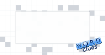 Not touching Crossword Clue