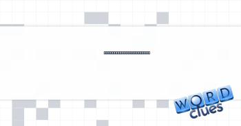 Number on a foam finger Crossword Clue