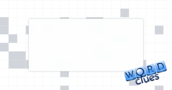 Pound sound Crossword Clue