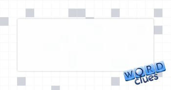 Self-contained Crossword Clue