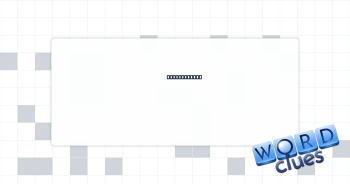 Showy basket Crossword Clue