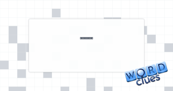 Small row Crossword Clue