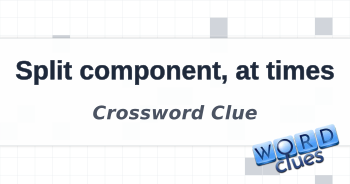 BREAK OR SPLIT PARTIALLY CROSSWORD CLUE visual data 5