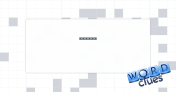 Squishy seat Crossword Clue