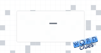 Tiny glob Crossword Clue