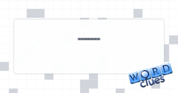 Two-dimensional Crossword Clue