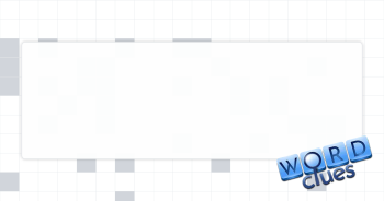 Unable to let go Crossword Clue