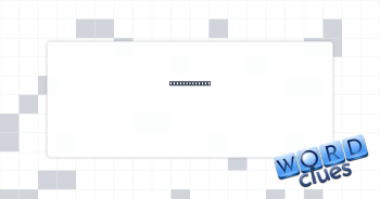 White blanket Crossword Clue