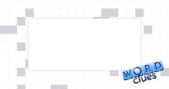 White shade Crossword Clue